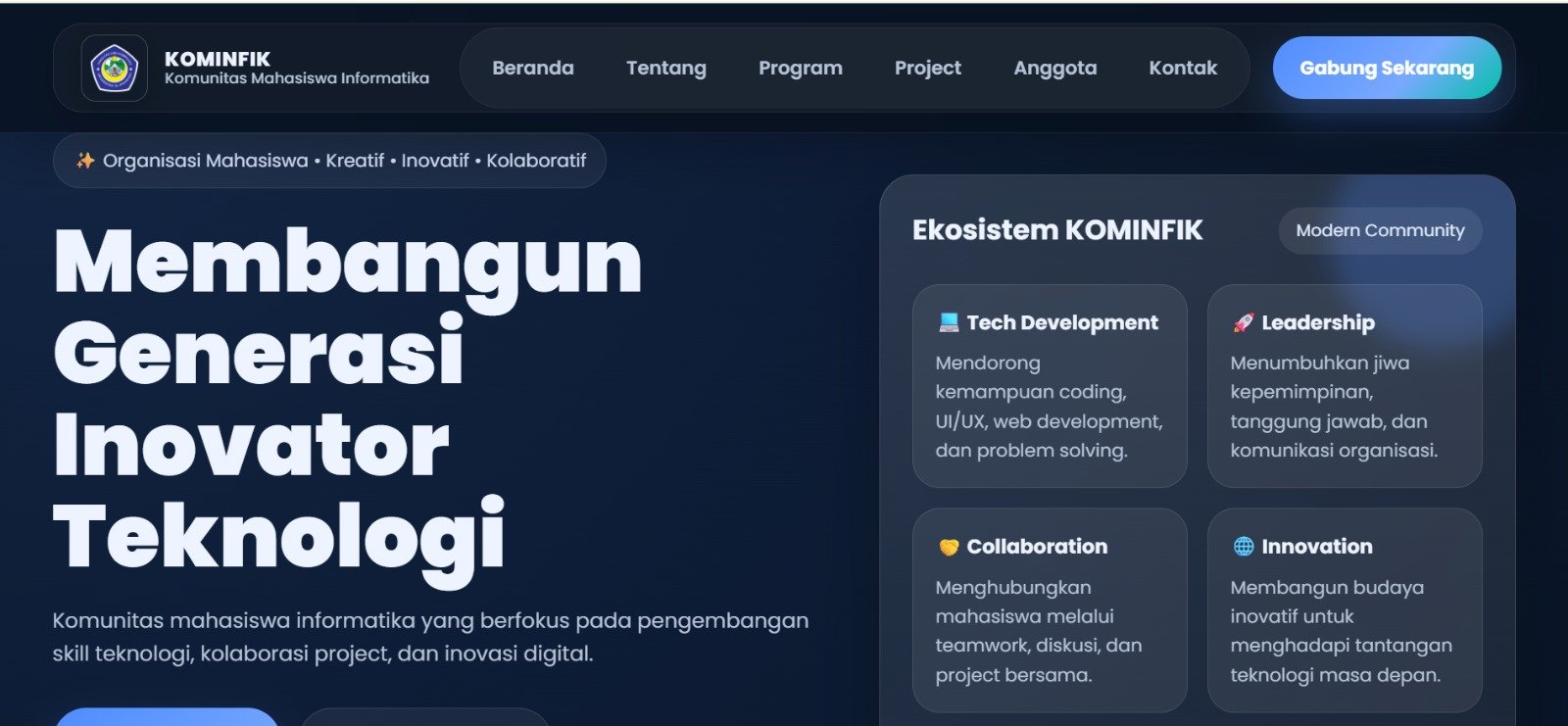Website KOMINFIK